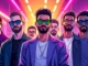 Engaging scene on https://789f.gay showcasing confident LGBTQ+ individuals expressing pride and unity in a modern cityscape with vibrant neon lighting.