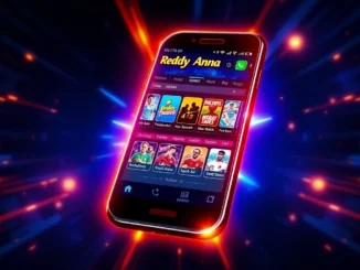 Reddy Anna Login page on mobile with sports betting icons and live stream, guiding users to secure login access.