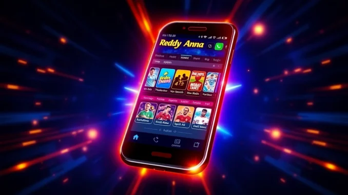 35ko Reddy Anna Login page on mobile with sports betting icons and live stream, guiding users to secure login access.