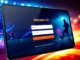 Mahadev ID login screen showcasing secure online betting platform with vibrant sports graphics for user engagement.
