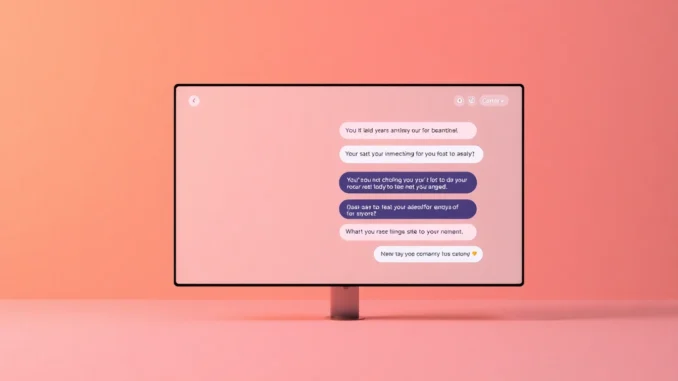 evj0 Engaging Ai sex chat interface showing a seductive conversation on a sleek device screen for immersive virtual intimacy experiences.
