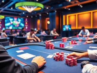 Playing Clubgg poker online with friends in a lively, user-friendly digital environment showcasing chips, cards, and community interaction for enhanced gaming experience.