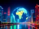 Map showcasing crypto-friendly countries worldwide with vibrant highlights for investor guidance and relocation insights.