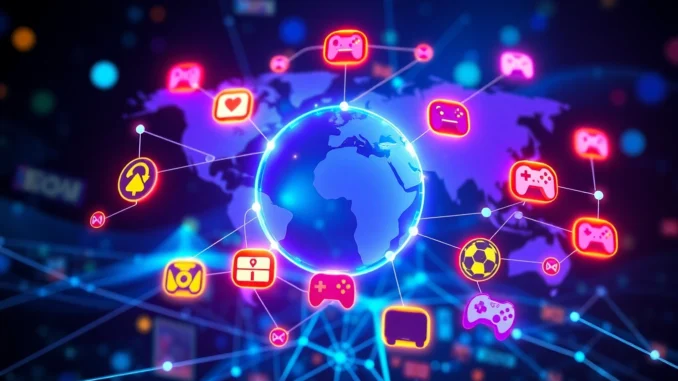 xhgx Liên minh quốc tế KJC fostering global digital entertainment and strategic partnerships, representing innovation and connectivity.
