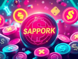 Active traders engaging with APORK Token in GambleFi games on a multi-chain blockchain platform