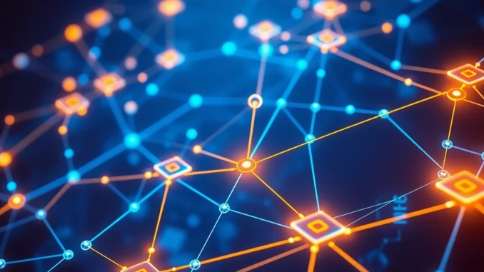 5o0l Professional analyzing blockchain and NFT technology news with digital charts and holographic
