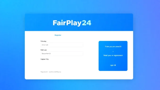 Easy step-by-step guide to complete the FairPlay24 register process for online betting in India