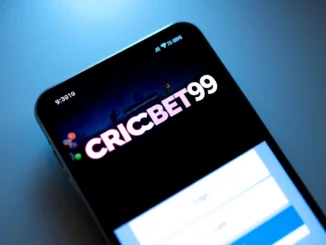 The Cricbet99 login page on a smartphone showing secure access to online cricket betting